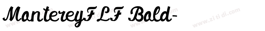 MontereyFLF Bold字体转换